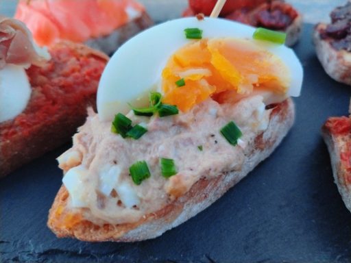 tapas thon mayonnaise oeuf tapas thon mayonnaise oeuf