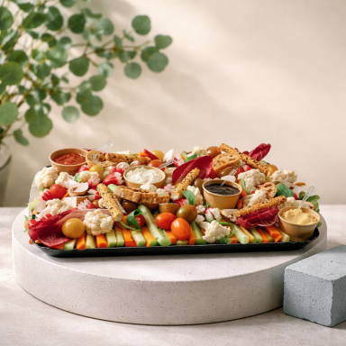 plateau de légumes crus