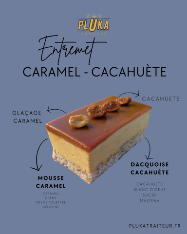 Entremet Caramel Cacahuete Entremet Caramel Cacahuete